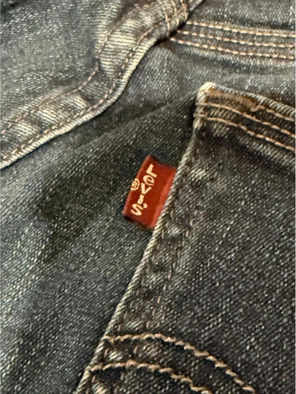 Levis Women's Curvy Bootcut Denim Dark Jeans Maroon/Burgandy Tab - Size 6 S